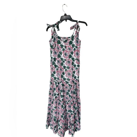 Beau & Ro Floral Indian Blockprint Maxi Dress S - Picture 4 of 7